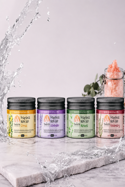 Himalayan Salt Scrub With Rosemery Essentil Oil 350 Grm