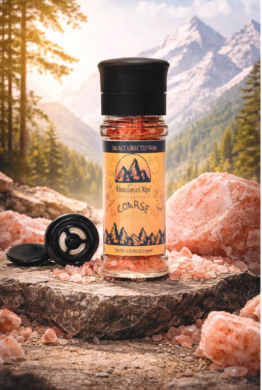 Himalayan Light Pink Salt 2-5Mm Coarse Salt Glass Grinder 200Grm