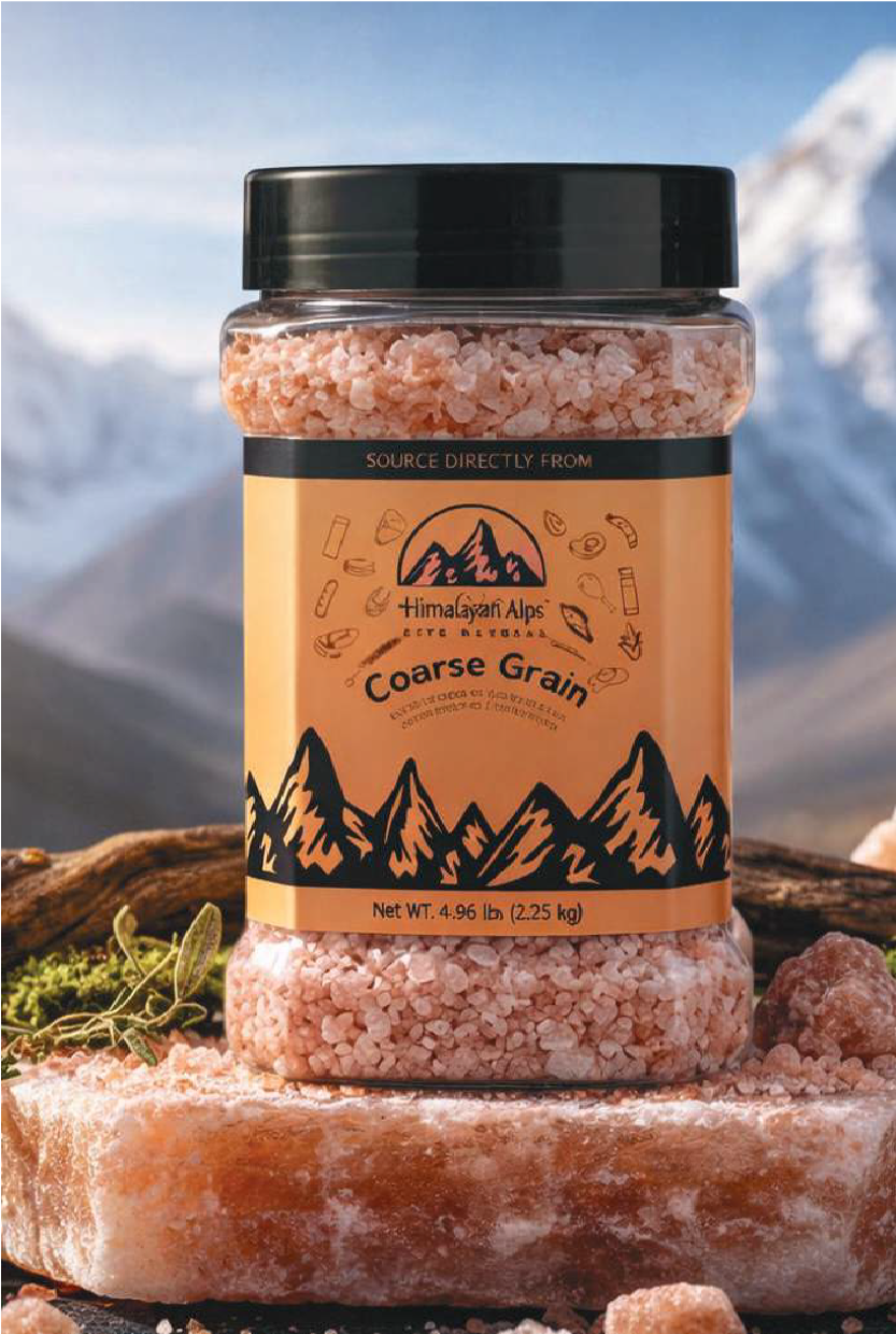 Himalayan Dark Pink Salt Coarse Grain 2-5Mm In Costco Jar 2.38Kg