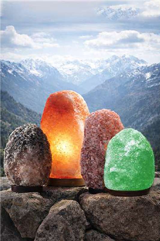Himalayan Maroon Salt Lamps Natural Shape 2 To 3 Kg