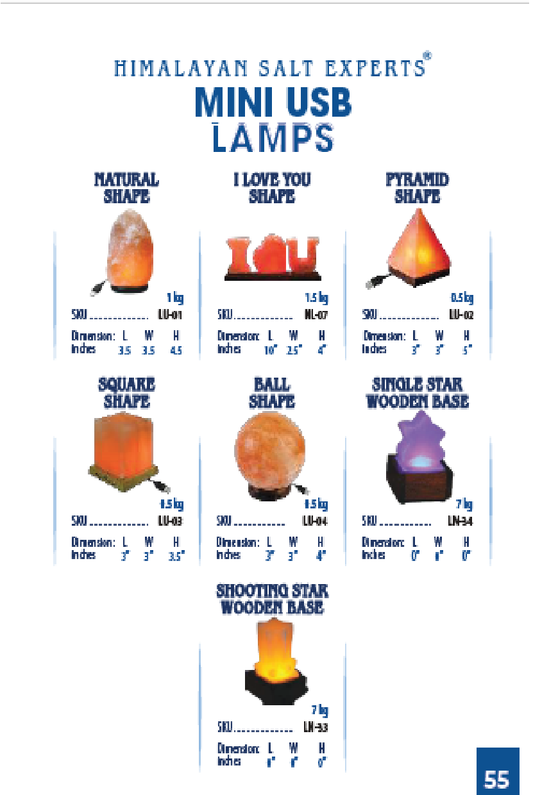 Himalayan Salt Lamp I Love You Shape