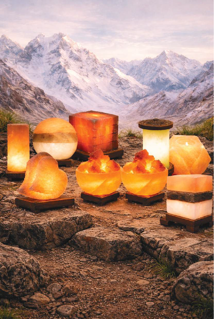 Himalayan Dual Illumination Salt Lamp (Round)