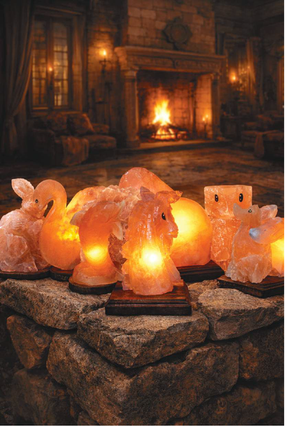 Handcrafted Animal Shape Himalayan Pink Salt Lamps | Himalayan Salt Experts