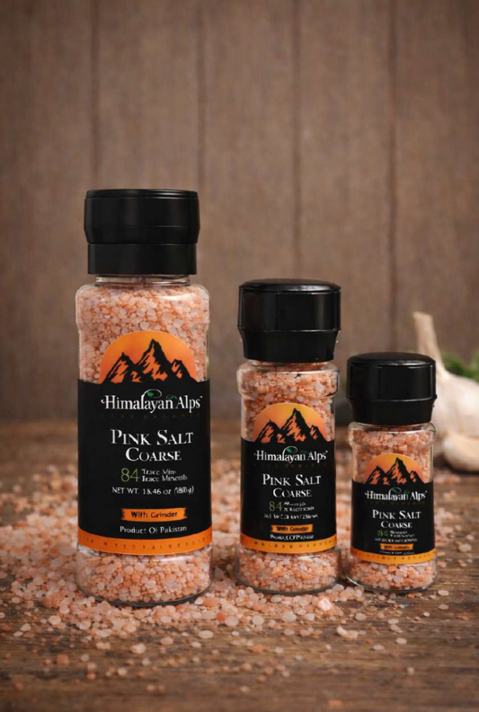 Himalayan Dark Pink Salt 2-5Mm Coarse Salt Straight Plastic Grinder 225Grm