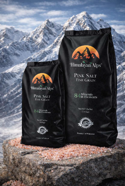 Himalayan Light Pink Salt 2-5Mm Coarse Bpa Free Sticker Standy Pouch 950 Grm