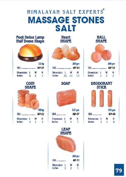 Himalayan Salt Heart Massage Stone